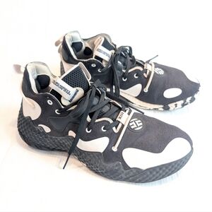 ADIDAS Harden Vol 6 Basketball Shoes Black and White Sneakers Mens Size 11